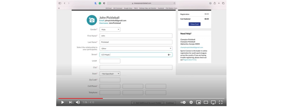 Video Tutorial-How to Register